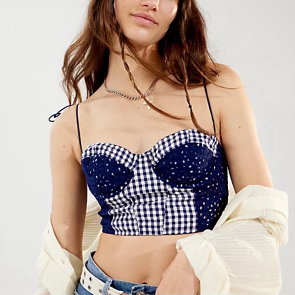 Urban Outfitters Sweet On You gingham top